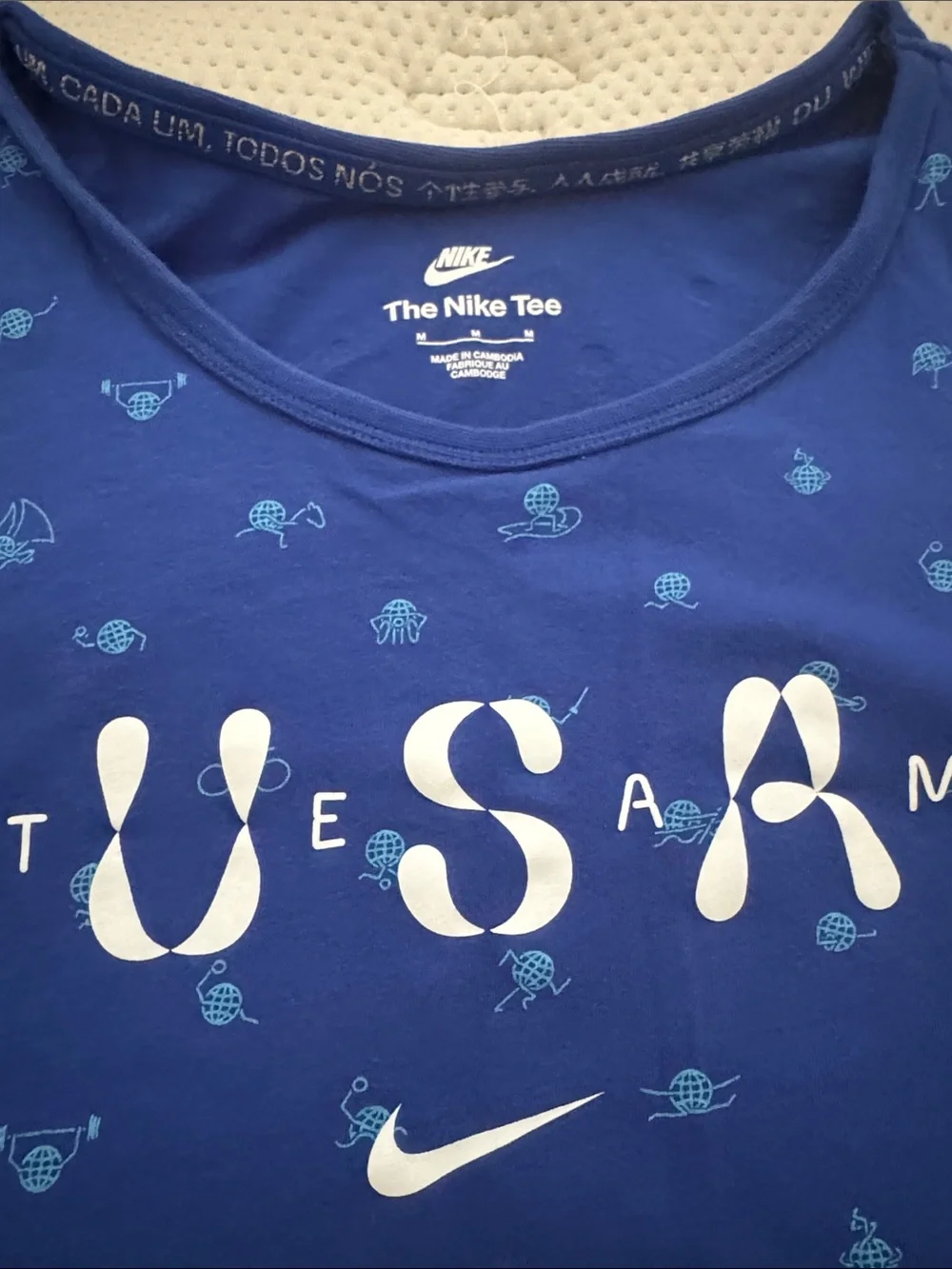 Nike Men’s Blue Team USA Tank Top from the 2024 Olympic year